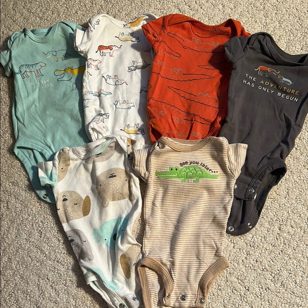 Newborn animal onesies